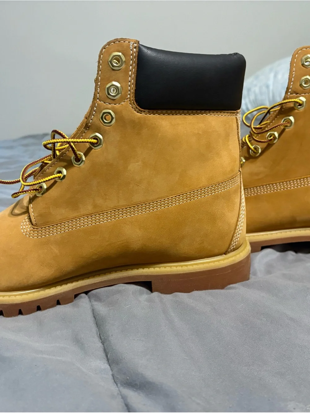 Men's Wheat Work Boots - Durable Timber-Style Leather
